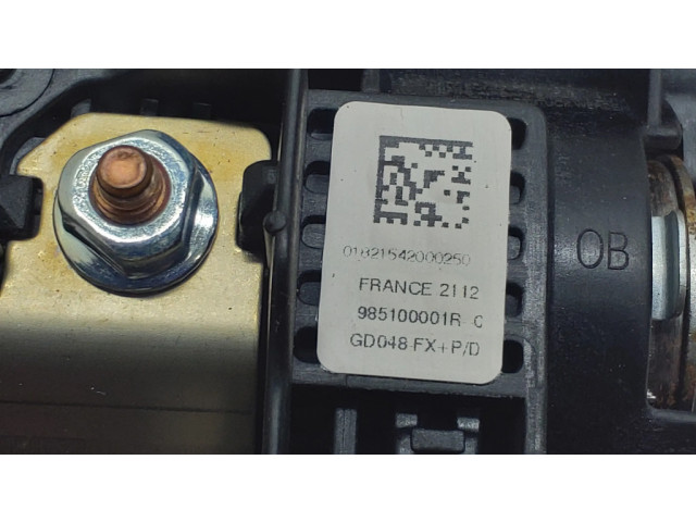 Подушка безопасности водителя 985100001R, 607308000   Renault Laguna III