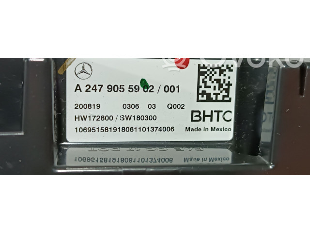 Блок управления климат-контролем A2479055902   Mercedes-Benz GLB x247
