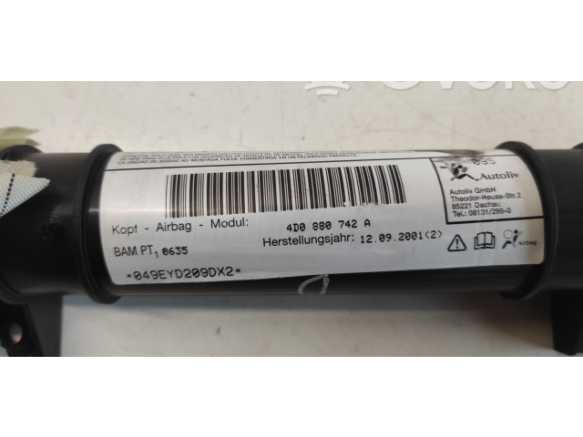 Боковая подушка безопасности 4D0880742A   Audi A8 S8 D2 4D