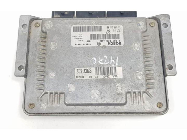 Řídící jednotka 9635591180, 0261206418   Peugeot 607 2000