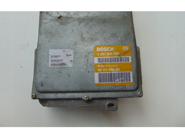 Řídící jednotka 9617150080, 0261200780   Peugeot 106 1994