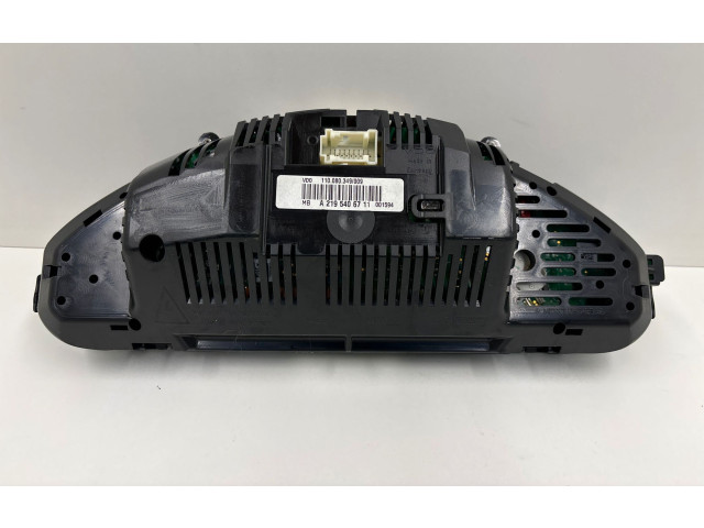 Панель приборов A2195406711, 110080349009   Mercedes-Benz CLS AMG C219       