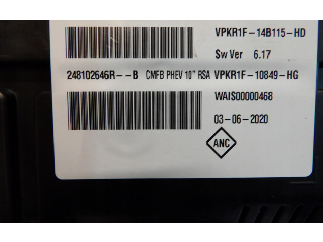 Přístrojová deska  Renault Captur II 2019 248102646R  