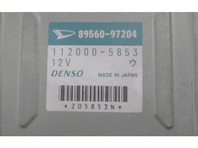 Řídící jednotka 89560-97204, 89560-97204   Daihatsu Sirion 2001