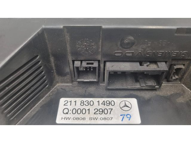 Блок управления климат-контролем A2118301490, 2118301490   Mercedes-Benz E W211