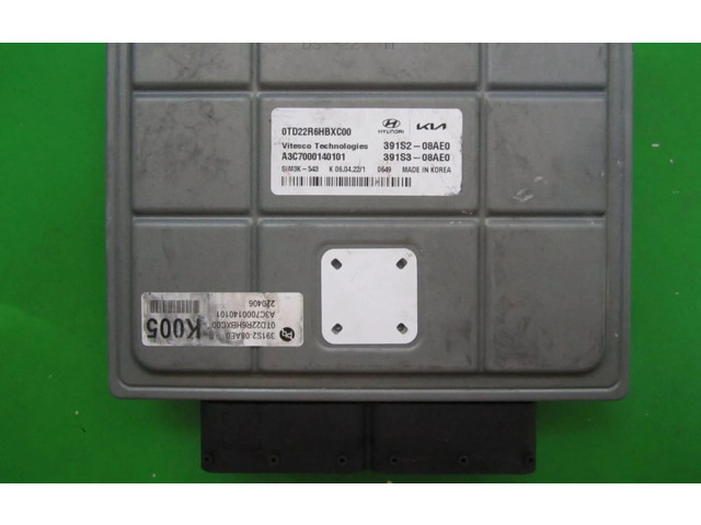 Блок управления двигателем Блок управления 391S2-08AE0, A3C7000140101   KIA Niro
