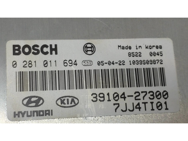 Блок управления двигателя 3910427300, 0281011694   Hyundai Tucson JM