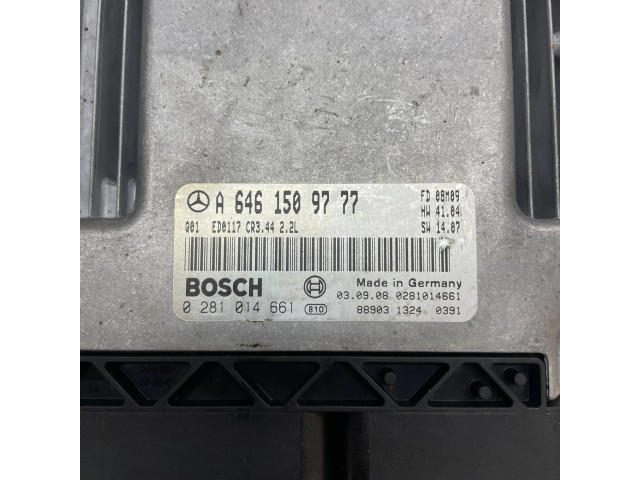 Блок управления двигателя A6461509777, 0281014661   Mercedes-Benz CLK A209 C209