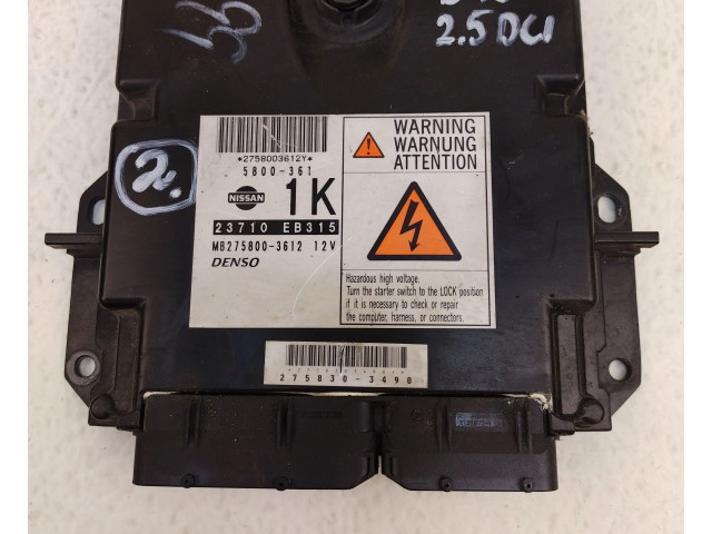Řídící jednotka 23710EB315   Nissan Navara D40 2005