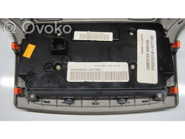 Блок управления климат-контролем P05091851AF, 42711000   Jeep Grand Cherokee