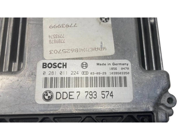 Řídící jednotka 7793574, 0281011224   BMW 5 E60 E61 2004