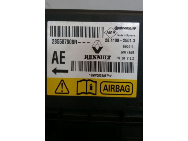 Блок подушек безопасности 285587590R   Renault Megane III