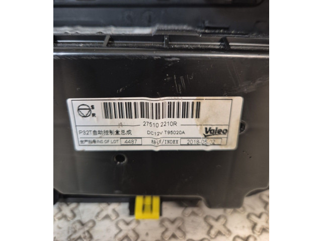 Блок управления климат-контролем 275102210R   Renault Kadjar