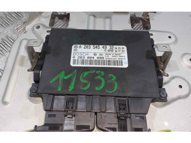Řídící jednotka A2035454932   Mercedes-Benz CLK A209 C209 2006