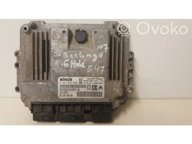 Блок управления двигателя 9663944680, 0281012620   Citroen Berlingo