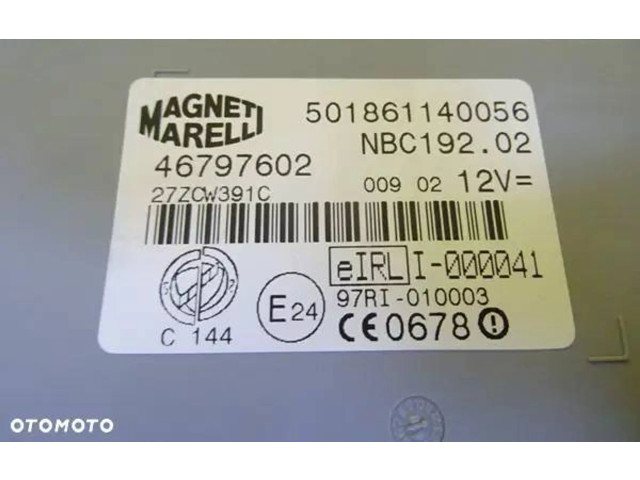 Модуль управления BSM 501861140056   Fiat Stilo
