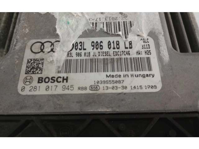 Блок управления двигателя 03L906018LB   Audi A6 S6 C7 4G