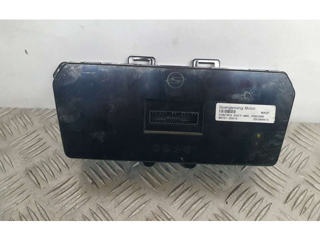 Блок управления климат-контролем 6870135010, 20C060013   SsangYong Tivoli