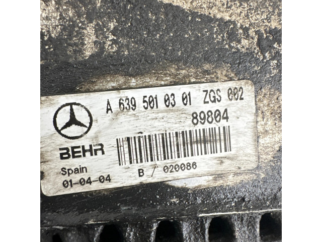 Интеркулер  A6395010301, 89804   Mercedes-Benz Vito Viano W639 2.2