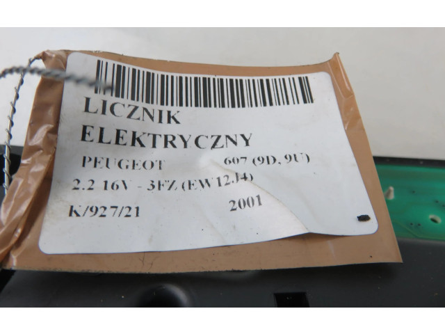 Přístrojová deska  Peugeot 607 2001 9639118680  