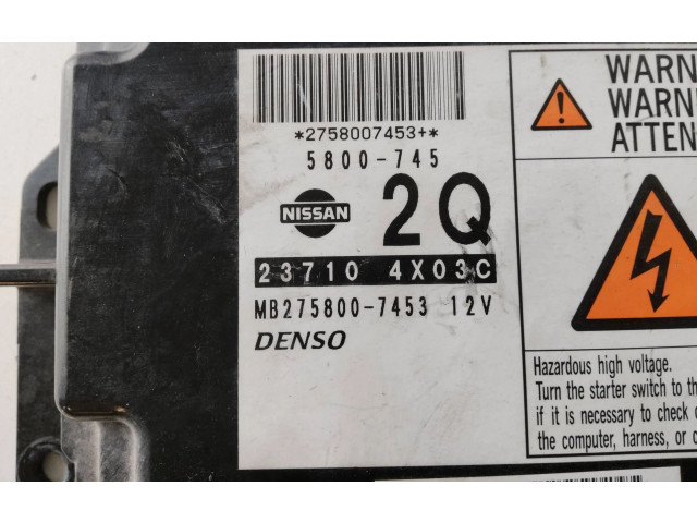 Řídící jednotka 237104X03C, 5800745   Nissan Navara D40 2008