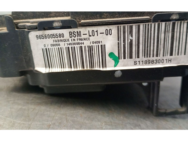 Pojistková skříňka Řídící jednotka BSM 9656005580, S118983001H   Peugeot 407 2004