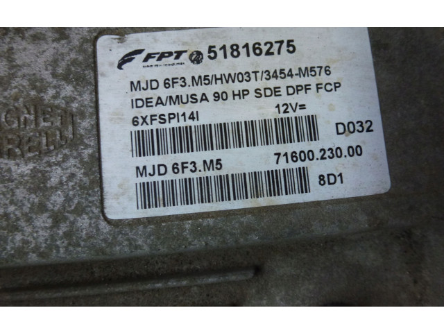 Řídící jednotka 51816275   Lancia Musa 2004