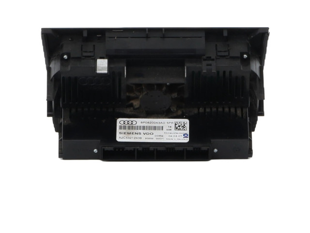 Блок управления климат-контролем 8P0820043AH5PR   Audi A3 S3 A3 Sportback 8P