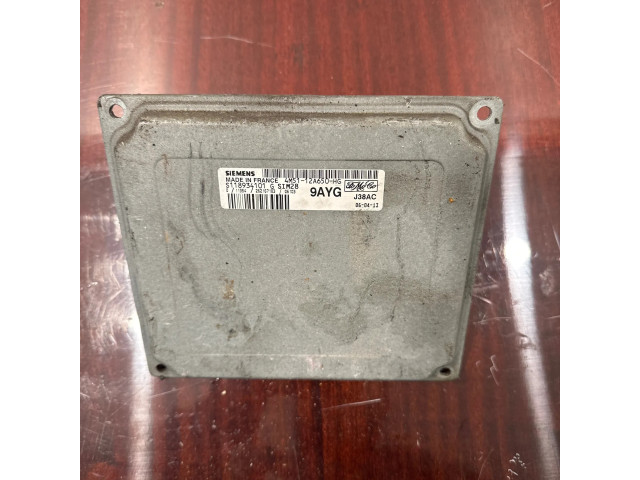 Блок управления двигателя 4M5112A650HG, S118934111G   Ford Focus