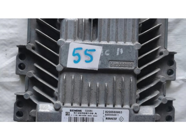 Řídící jednotka 8200565863, 8200592611   Renault Scenic II -  Grand scenic II 2003