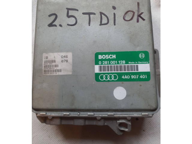 Řídící jednotka 4A0907401, 0281001128   Audi 100 S4 C4 1993