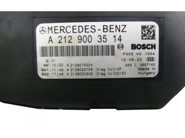   Pojistková skříňka A2129003514   Mercedes-Benz C W204 2012