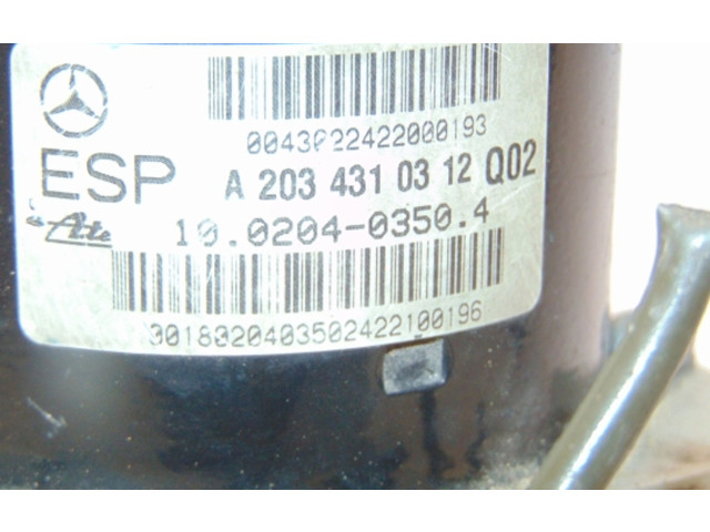 Jednotka ABS A2034310312, 2035452632   Mercedes-Benz C W203 2002