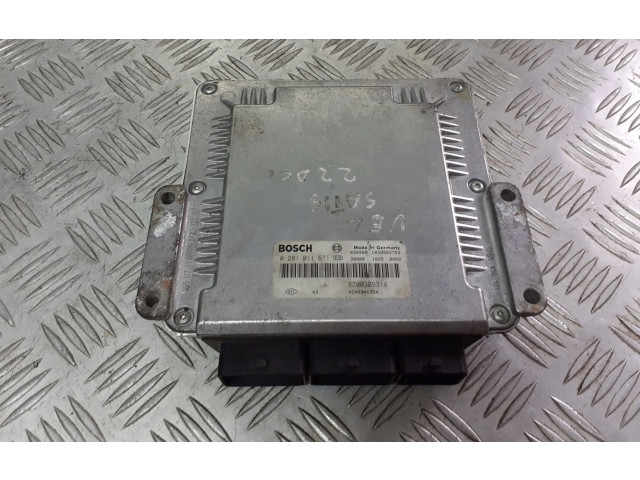 Блок управления двигателя 0281011571   Renault Vel Satis