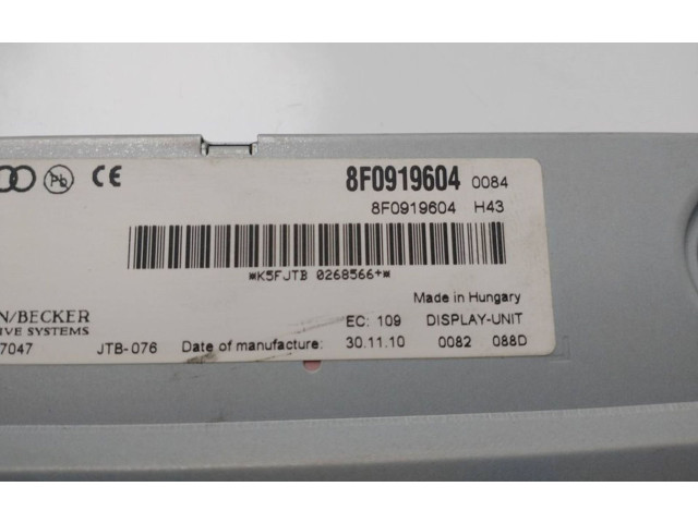 Дисплей    8F0919604, 8F0919604   Audi Q5 SQ5