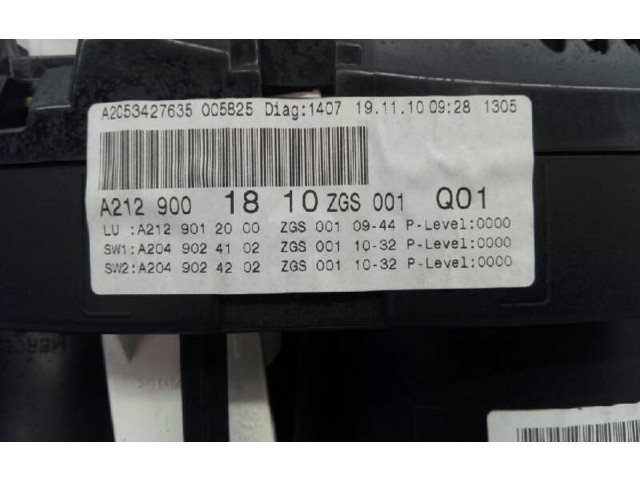Přístrojová deska  Mercedes-Benz CLK AMG A208 C208 2011 A2129001810, A2C53257171  