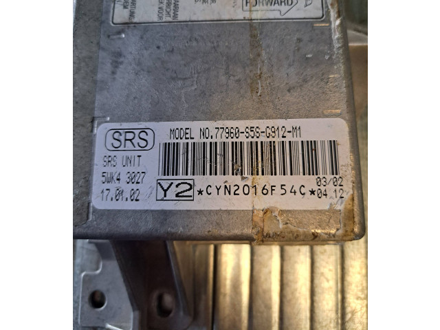 Блок подушек безопасности 5WK43027, 77960S5SG912M1   Honda Civic