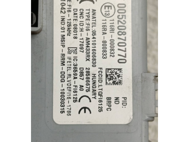   Pojistková skříňka 00520870770, 28586675   Fiat Fiorino 2018