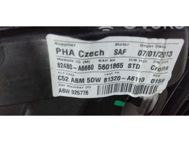 Передний двигатель механизма для подъема окон 82481A6000, 82460A5010   Hyundai i30       