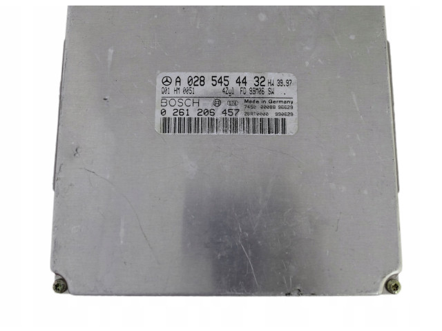 Блок управления двигателя A0285454432, 0261206457   Mercedes-Benz CLK A208 C208