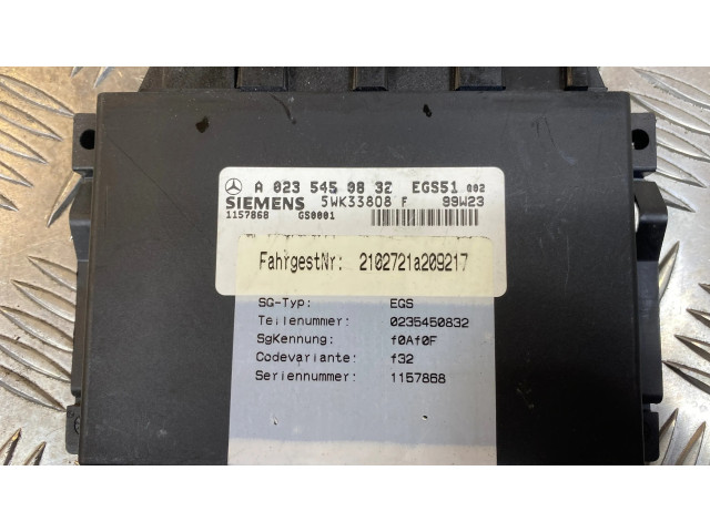 Блок управления коробкой передач A0235450832, 0235450832   Mercedes-Benz A W168