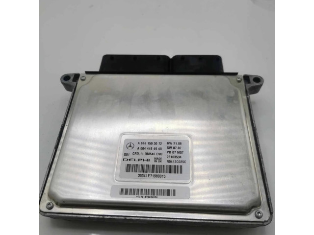 Řídící jednotka A6461503072, 28103534   Mercedes-Benz C W204 2009