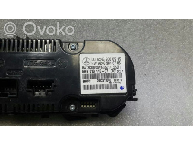 Блок управления климат-контролем A2469000515   Mercedes-Benz A W176