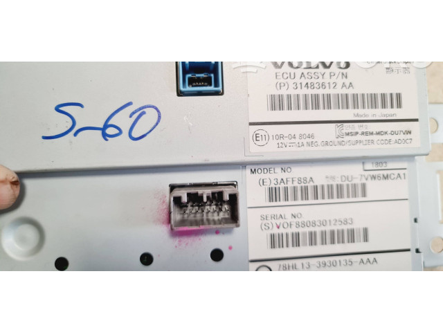 Vstřikovací čerpadlo 31483612, 3AFF88A   Volvo S60     