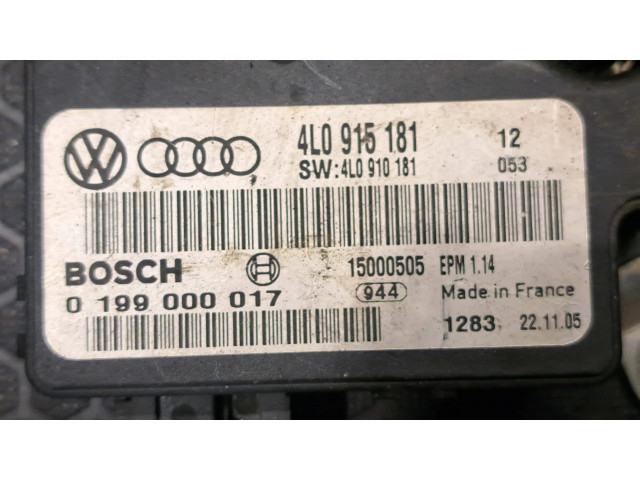 Блок управления 4L0915181, 4L0910181   Audi Q7 4L