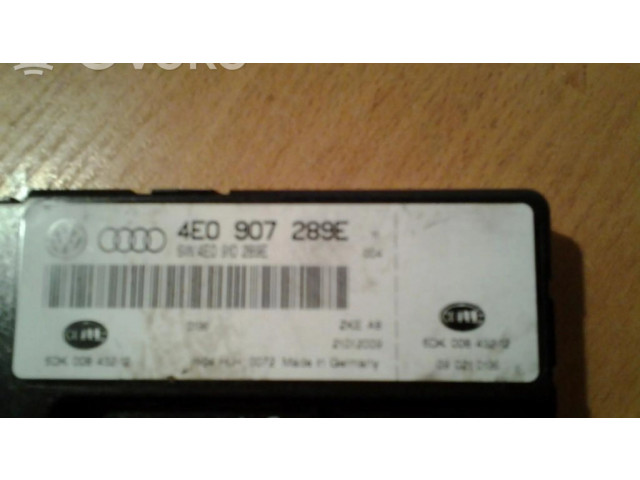 Блок комфорта 4E0907289E, 5DK00843212   Audi A8 S8 D3 4E   