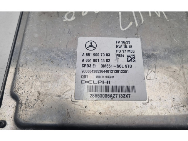 Řídící jednotka A6519007003, 6519007003   Mercedes-Benz CLA C117 X117 W117 2013