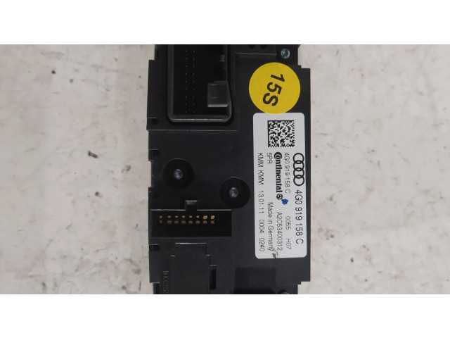 Блок управления климат-контролем 4G0919158C, A2C53400312   Audi A6 C7