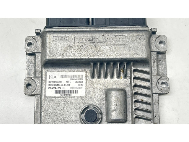 Řídící jednotka 9809447980, 9819213980   Peugeot Traveller 2018