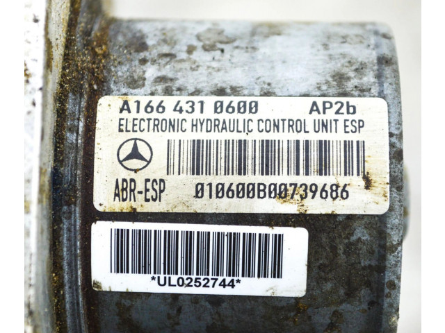 Блок АБС A1664310600, A1669013400   Mercedes-Benz  GLE (W166 - C292)  2015 - 2017 года